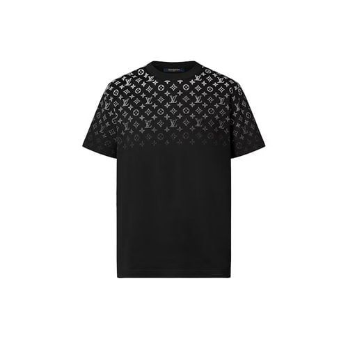 LOUIS VUITTON Louis Vuitton Gradient Cotton T-Shirt White/Black