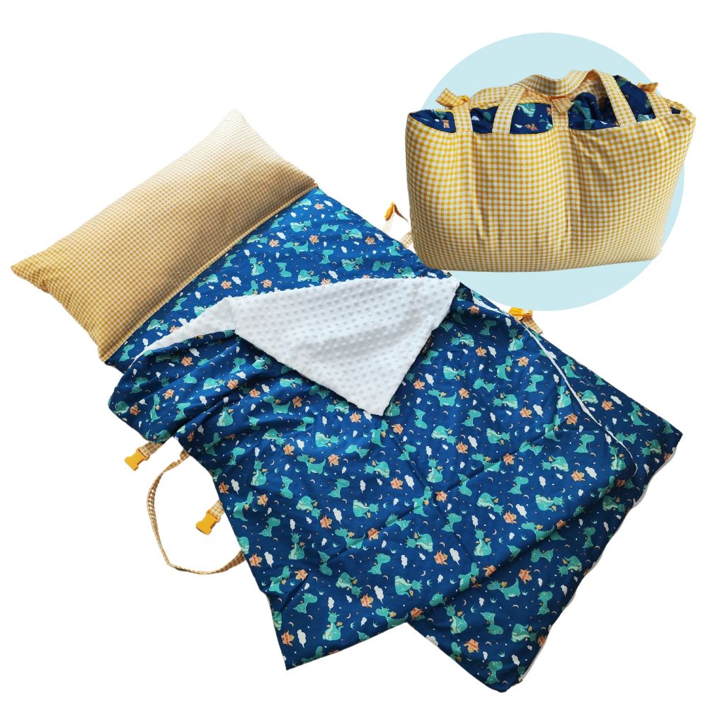 Cozy Max ที่นอนอนุบาล แบบหมอนยาวเย็บติด ถอดปลอกซักได้ทุกส่วน ปักชื่อฟรี